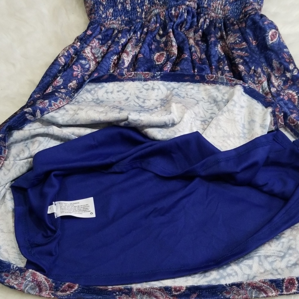 Paisley pattern spaghetti straps sundress  size S - Picture 8 of 8